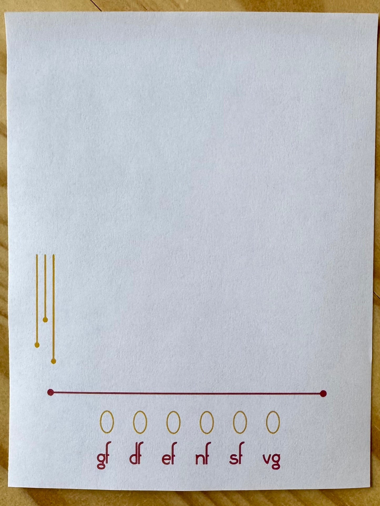 Mid-Century Drip- Elegant Food Allergy Tent Cards