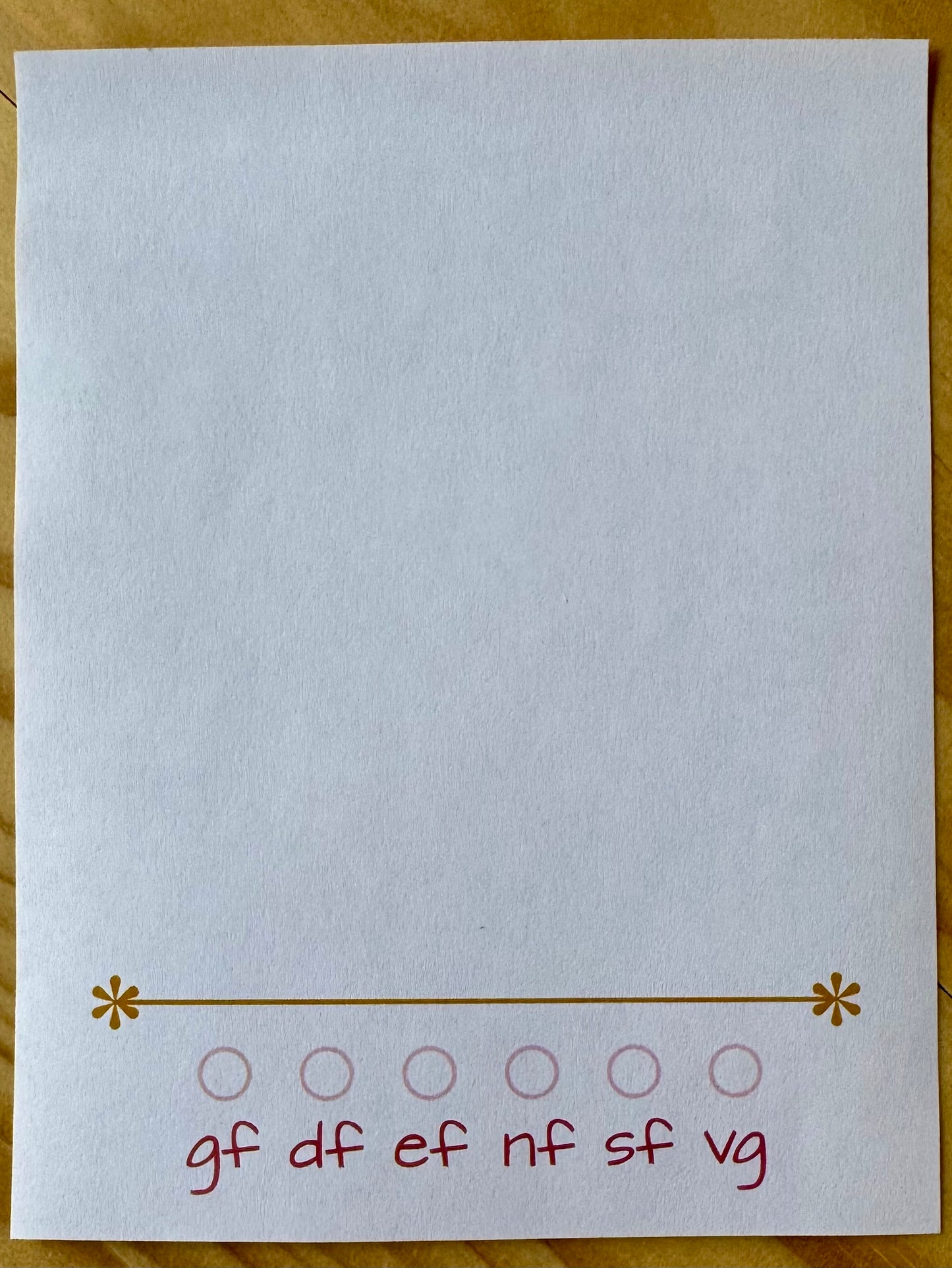 Casual Design- Elegant Food Allergy Tent Cards