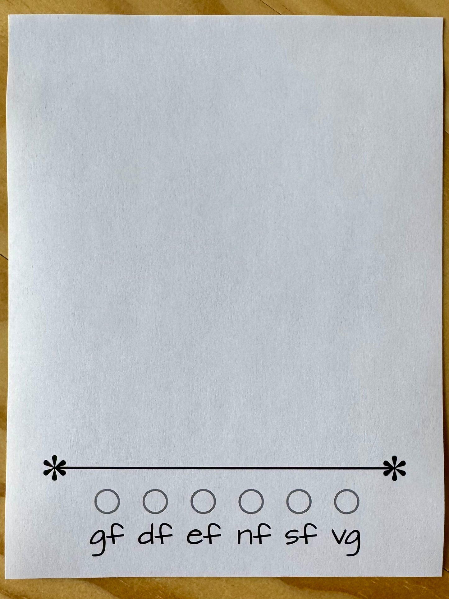 Casual Design- Elegant Food Allergy Tent Cards