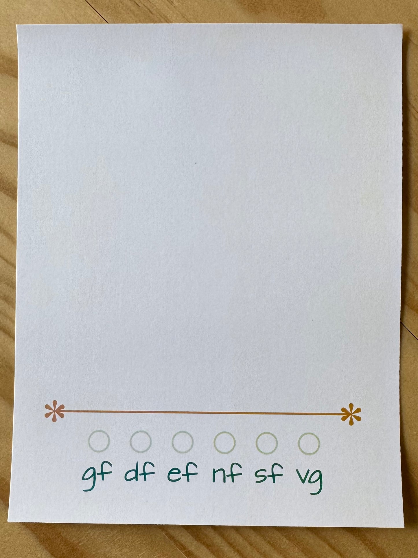 Casual Design- Elegant Food Allergy Tent Cards