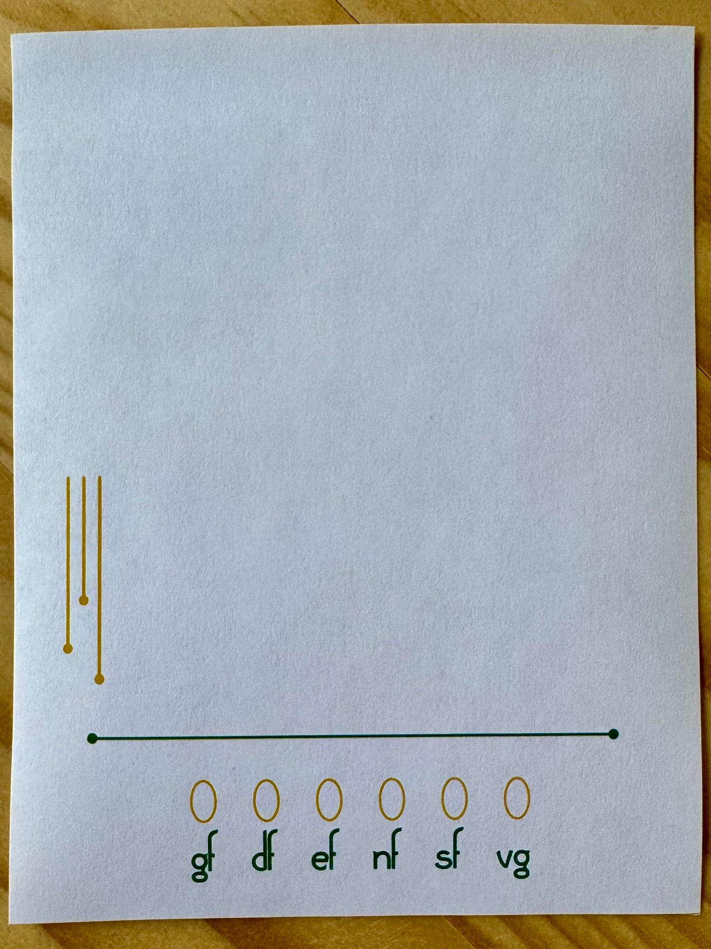 Mid-Century Drip- Elegant Food Allergy Tent Cards