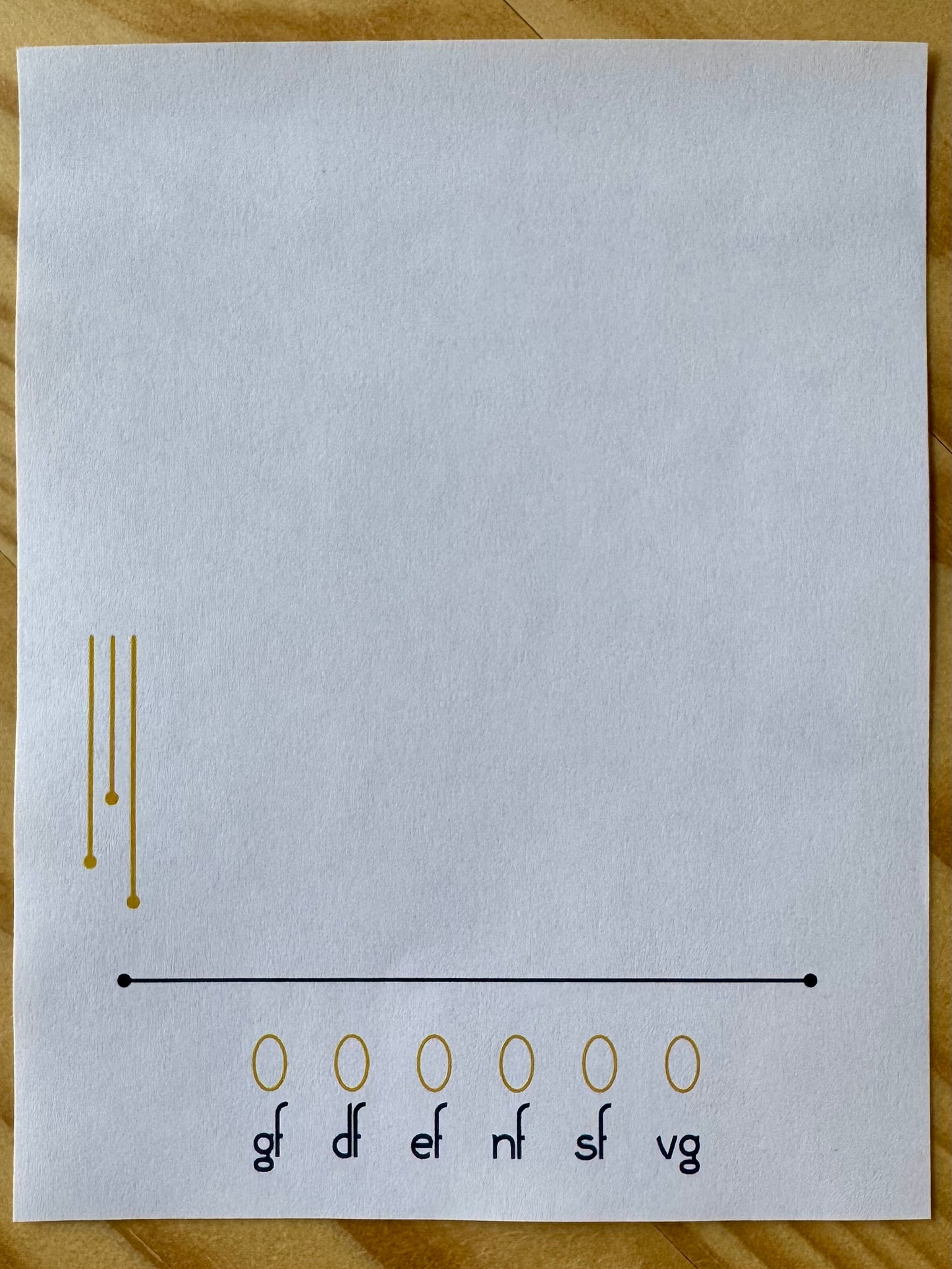 Mid-Century Drip- Elegant Food Allergy Tent Cards