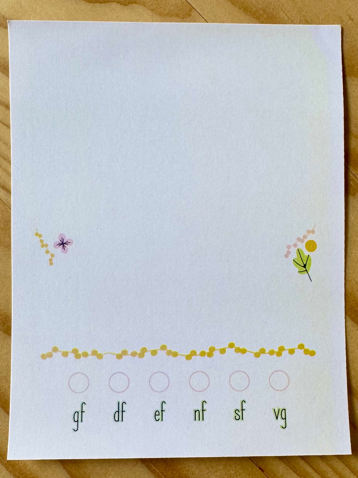 Garden Design- Elegant Food Allergy Tent Cards